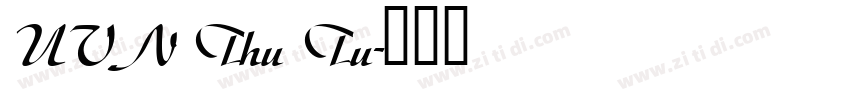 UVN Thu Tu字体转换
